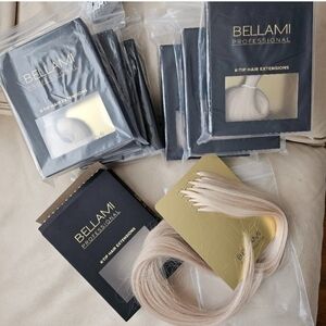 BELLAMI PROFESSIONAL KERATIN TIP 24" PURE PLATINUM #88 BLONDE NATURAL 1 BUNDLE